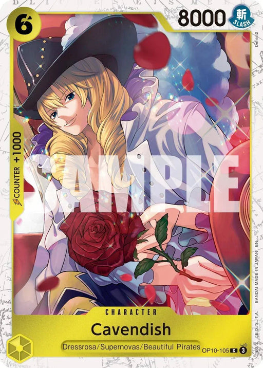 Cavendish (OP10-105) (Pirate Foil) [Premium Booster -The Best- Vol. 2] - for just $0.10! 