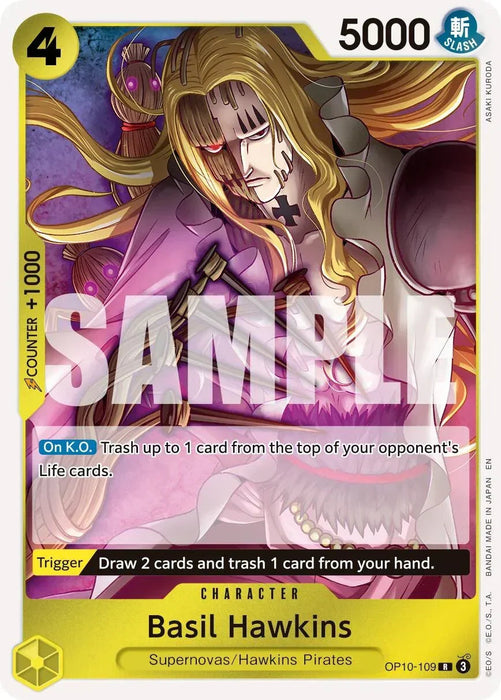 Basil Hawkins (OP10-109) (Reprint) [Premium Booster -The Best- Vol. 2] - for just $0.15! 