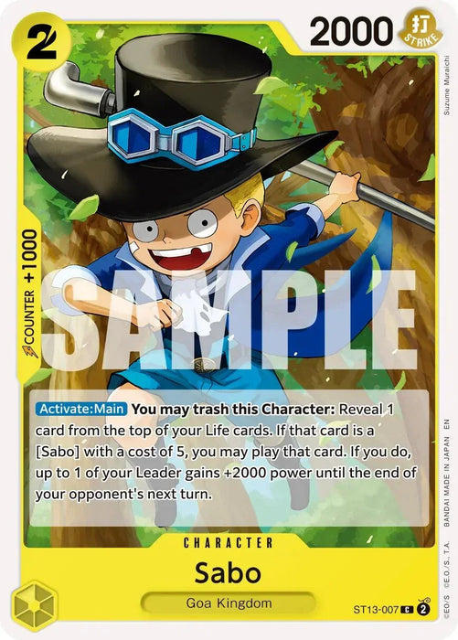 Sabo (ST13-007) (Reprint) [Premium Booster -The Best- Vol. 2] - for just $0.10! 
