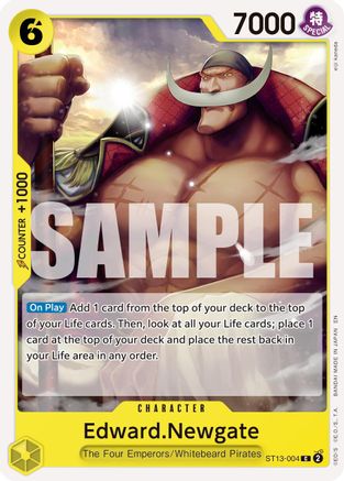 Edward.Newgate - ST13-004 (Reprint) (ST13-004) - Premium Booster -The Best- Vol. 2 - for just $0.05! 