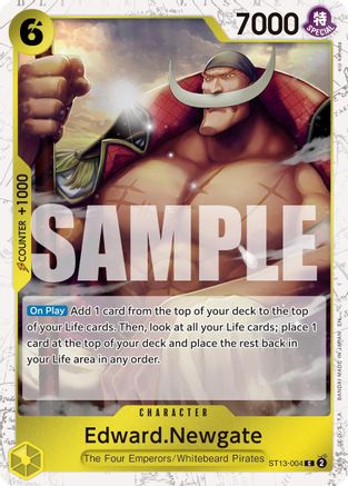 Edward.Newgate - ST13-004 (Pirate Foil) (ST13-004) - Premium Booster -The Best- Vol. 2 Foil - for just $0.10! 