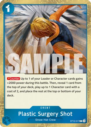 Plastic Surgery Shot - ST12-017 (Pirate Foil) (ST12-017) - Premium Booster -The Best- Vol. 2 Foil - for just $0.05! 