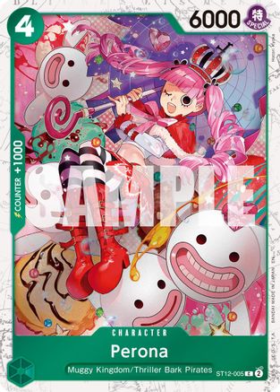 Perona (Pirate Foil) (ST12-005) - Premium Booster -The Best- Vol. 2 Foil - for just $0.20! 