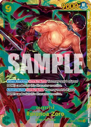 Roronoa Zoro - OP06-118 (Reprint) (OP06-118) - Premium Booster -The Best- Vol. 2 - for just $2.30! 