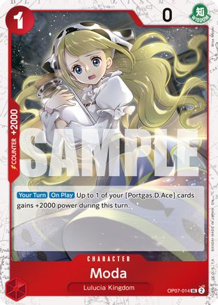 Moda (Pirate Foil) (OP07-014) - Premium Booster -The Best- Vol. 2 Foil - for just $0.08! 