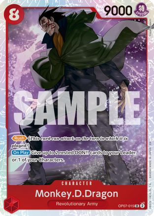 Monkey.D.Dragon (Reprint) (OP07-015) - Premium Booster -The Best- Vol. 2 Foil - for just $0.25! 