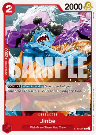 Jinbe - ST10-005 (Reprint) (ST10-005) - Premium Booster -The Best- Vol. 2 - for just $0.05! 