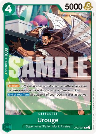 Urouge (Reprint) (OP07-021) - Premium Booster -The Best- Vol. 2 Foil - for just $0.08! 