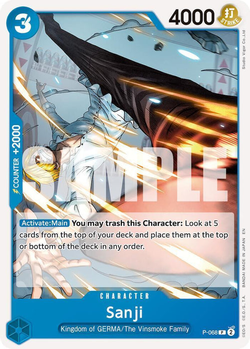 Sanji (P-068) (Reprint) [Premium Booster -The Best- Vol. 2] - for just $0.10! 