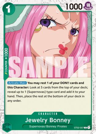 Jewelry Bonney - ST02-007 (Pirate Foil) (ST02-007) - Premium Booster -The Best- Vol. 2 Foil - for just $0.40! 