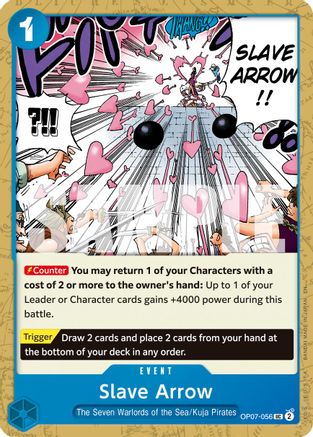 Slave Arrow (Reprint) (OP07-056) - Premium Booster -The Best- Vol. 2 - for just $0.10! 