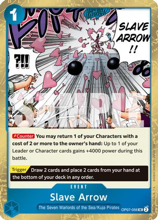 Slave Arrow (Pirate Foil) (OP07-056) - Premium Booster -The Best- Vol. 2 Foil - for just $0.48! 