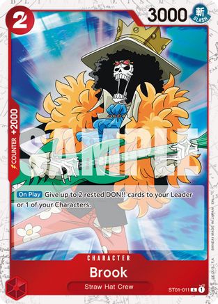 Brook - ST01-011 (Pirate Foil) (ST01-011) - Premium Booster -The Best- Vol. 2 Foil - for just $0.13! 