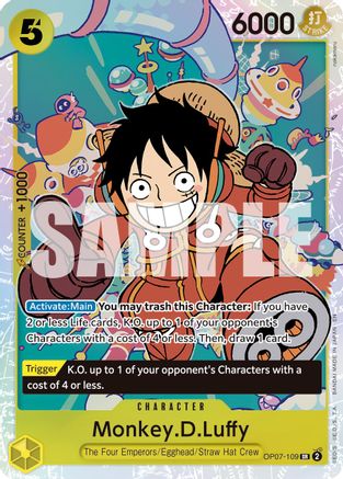 Monkey.D.Luffy - OP07-109 (Reprint) (OP07-109) - Premium Booster -The Best- Vol. 2 Foil - for just $0.38! 