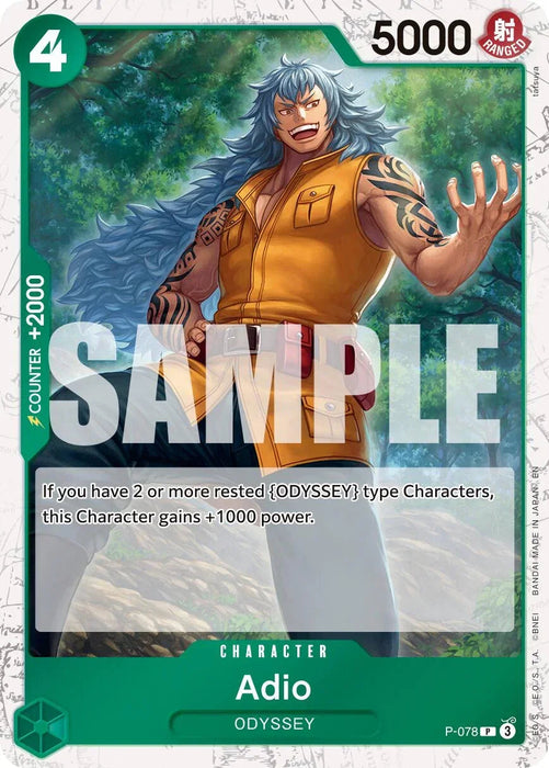 Adio (Pirate Foil) [Premium Booster -The Best- Vol. 2] - for just $0.15! 