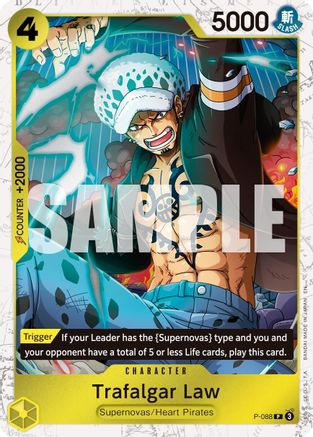 Trafalgar Law -  P-088 (Pirate Foil) (P-088) - Premium Booster -The Best- Vol. 2 Foil - for just $8.90! 