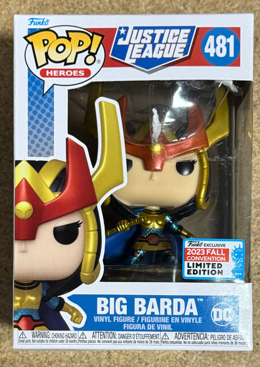 Funko Pop! DC Heroes Big Barda #481 NYCC 2023 Fall Con Vaulted Exclusive - for just $5! 