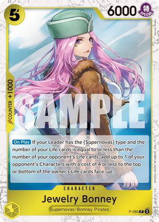 Jewelry Bonney - P-085 (Pirate Foil) (P-085) - Premium Booster -The Best- Vol. 2 Foil - for just $0.20! 
