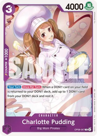 Charlotte Pudding - OP08-067 (Reprint) (OP08-067) - Premium Booster -The Best- Vol. 2 Foil - for just $0.13! 