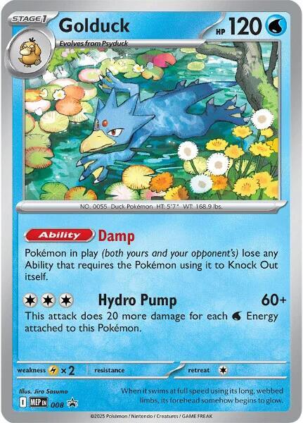 Golduck (008) [Mega Evolutions Promo] - for just $0.35! 