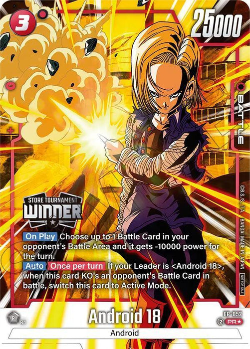 Android 18 (Tournament Pack 08 - Winner) [Fusion World Tournament Cards] - for just $4.55! 