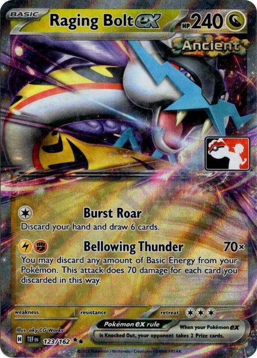Raging Bolt ex (123/162) (Prize Pack Series 5) [Prize Pack Series Five] - for just $1.35! 