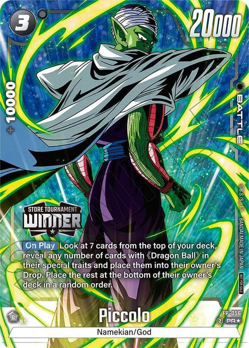 Piccolo (FP-056) (Tournament Pack 08 - Winner) [Fusion World Tournament Cards] - for just $5.05! 