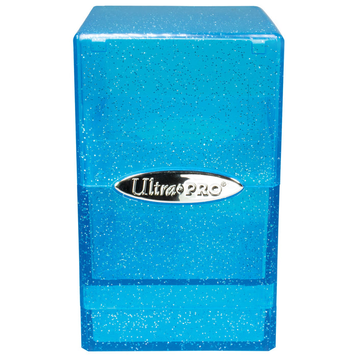 Ultra PRO: Satin Tower - Glitter Blue - for just $0! 