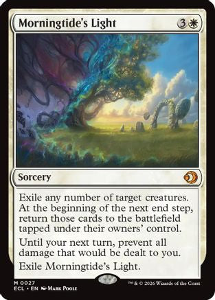 Morningtide's Light (ECL-027) - Lorwyn Eclipsed - for just $0.49! 