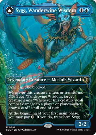 Sygg, Wanderwine Wisdom (Borderless) (ECL-288) - Lorwyn Eclipsed - for just $0.20! 
