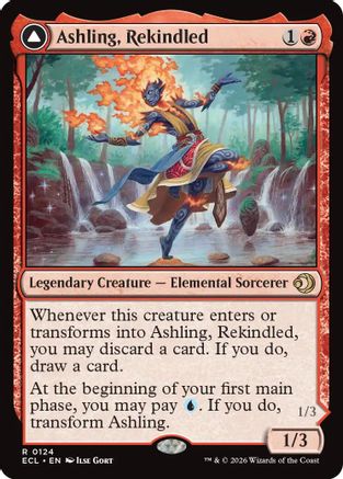 Ashling, Rekindled (ECL-124) - Lorwyn Eclipsed - for just $0.35! 