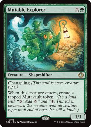 Mutable Explorer (ECL-186) - Lorwyn Eclipsed Foil - for just $0.56! 