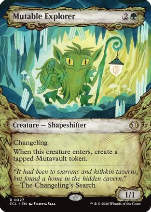 Mutable Explorer (Showcase) (ECL-327) - Lorwyn Eclipsed Foil - for just $1.23! 