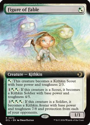 Figure of Fable (Extended Art) (ECL-372) - Lorwyn Eclipsed Foil - for just $0.20! 