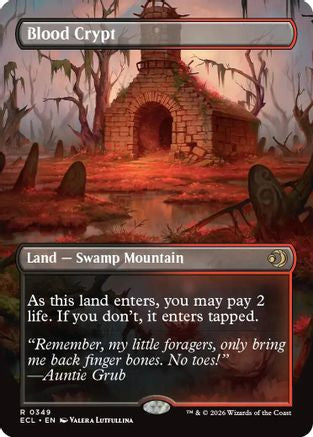 Blood Crypt (Borderless) (ECL-349) - Lorwyn Eclipsed - for just $4.49! 