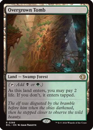 Overgrown Tomb (ECL-266) - Lorwyn Eclipsed - for just $2.82! 