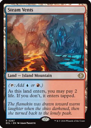 Steam Vents (ECL-267) - Lorwyn Eclipsed Foil - for just $3.55! 
