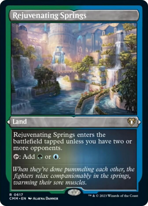 Rejuvenating Springs (Foil Etched) [Commander Masters] - Just $4.75! Shop now at Retro Gaming of Denver