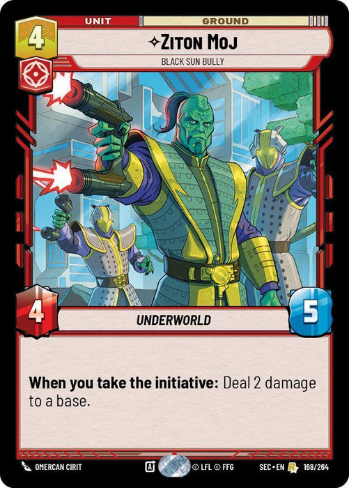 Ziton Moj (168/264) - Black Sun Bully (168/264) [Secrets of Power] - for just $0.20! 