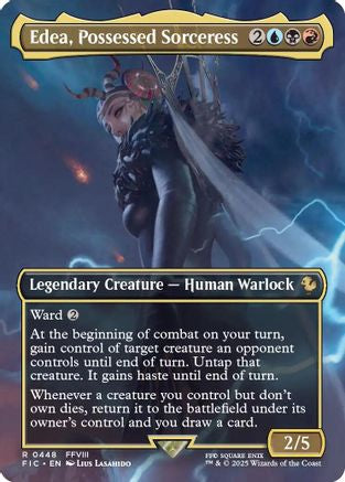 Edea, Possessed Sorceress (Borderless) (FIC-448) - Commander: FINAL FANTASY - for just $2.91! 