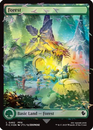 Forest (Chocobo Track Foil) (FIC-482) - Commander: FINAL FANTASY Foil - for just $1.27! 