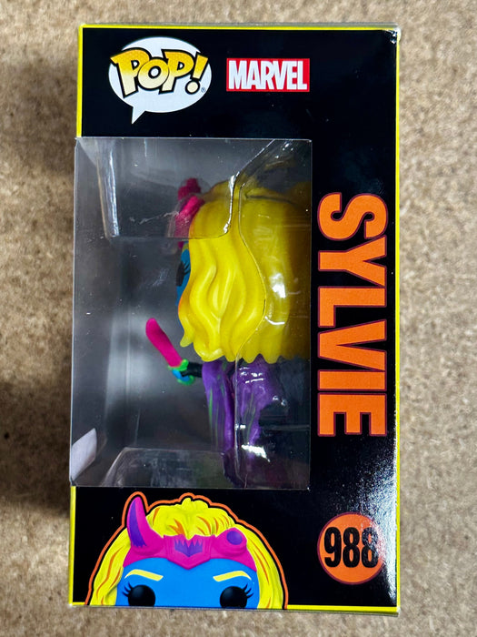Funko Pop! Marvel Black Light Sylvie #988 Loki Disney + Series 2022 Exclusive - for just $10! 