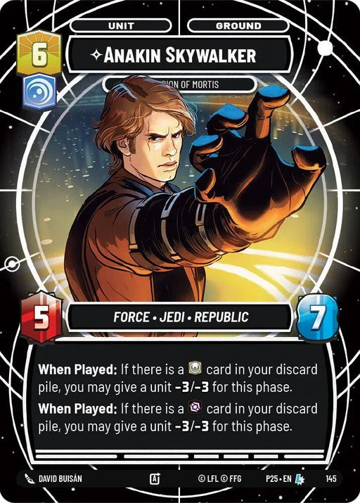 Anakin Skywalker - Champion of Mortis (145) (145) [Sector and Regional Promos: Season 1] - for just $126.65! 