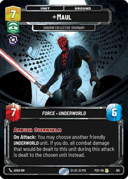 Maul - Shadow Collective Visionary (155) (155) [Sector and Regional Promos: Season 1] - for just $0.10! 