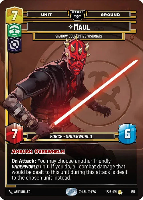 Maul - Shadow Collective Visionary (165) (165) [Sector and Regional Promos: Season 1] - for just $0.10! 