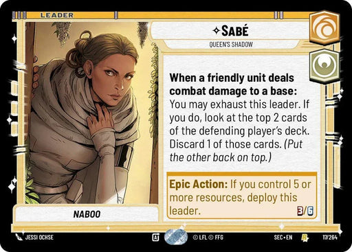 Sabe (17/264) - Queen's Shadow (17/264) [Secrets of Power] - for just $0.10! 