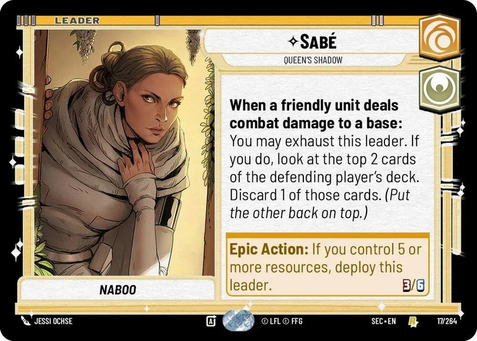Sabe (17/264) - Queen's Shadow (17/264) [Secrets of Power] - for just $0.10! 