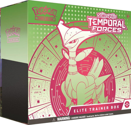Scarlet & Violet: Temporal Forces - Elite Trainer Box (Iron Leaves) - for just $54.95! 
