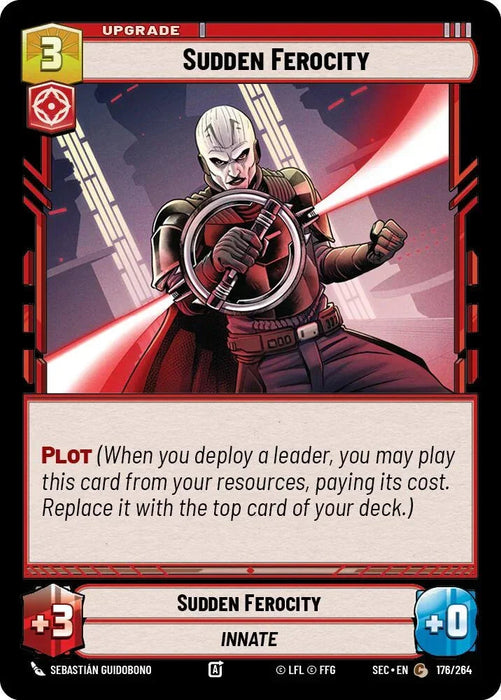 Sudden Ferocity (176/264) (176/264) [Secrets of Power] - for just $0.15! 