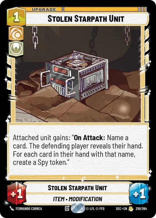 Stolen Starpath Unit (210/264) (210/264) [Secrets of Power] - for just $0.15! 